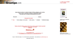 Desktop Screenshot of libroantiguo.com
